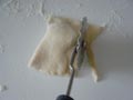 Trimming tortelli edges Trimming tortelli edges